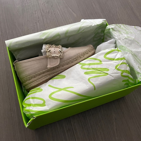 Brand new SAM EDELMAN MADDY MARY JANE ESPADRILLE FLATS size 5 - Picture 1 of 3